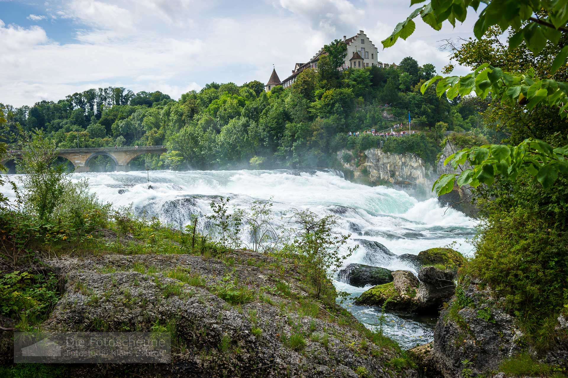 Der Rheinfall bei Neuhausen