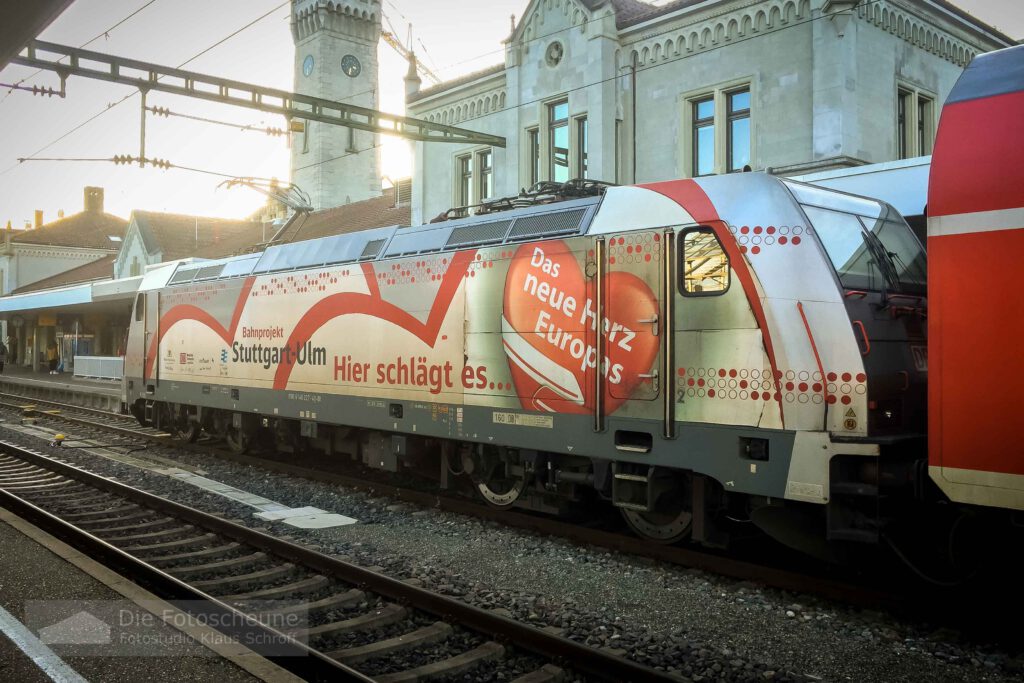 146 227 Lokomotiven in Konstanz
