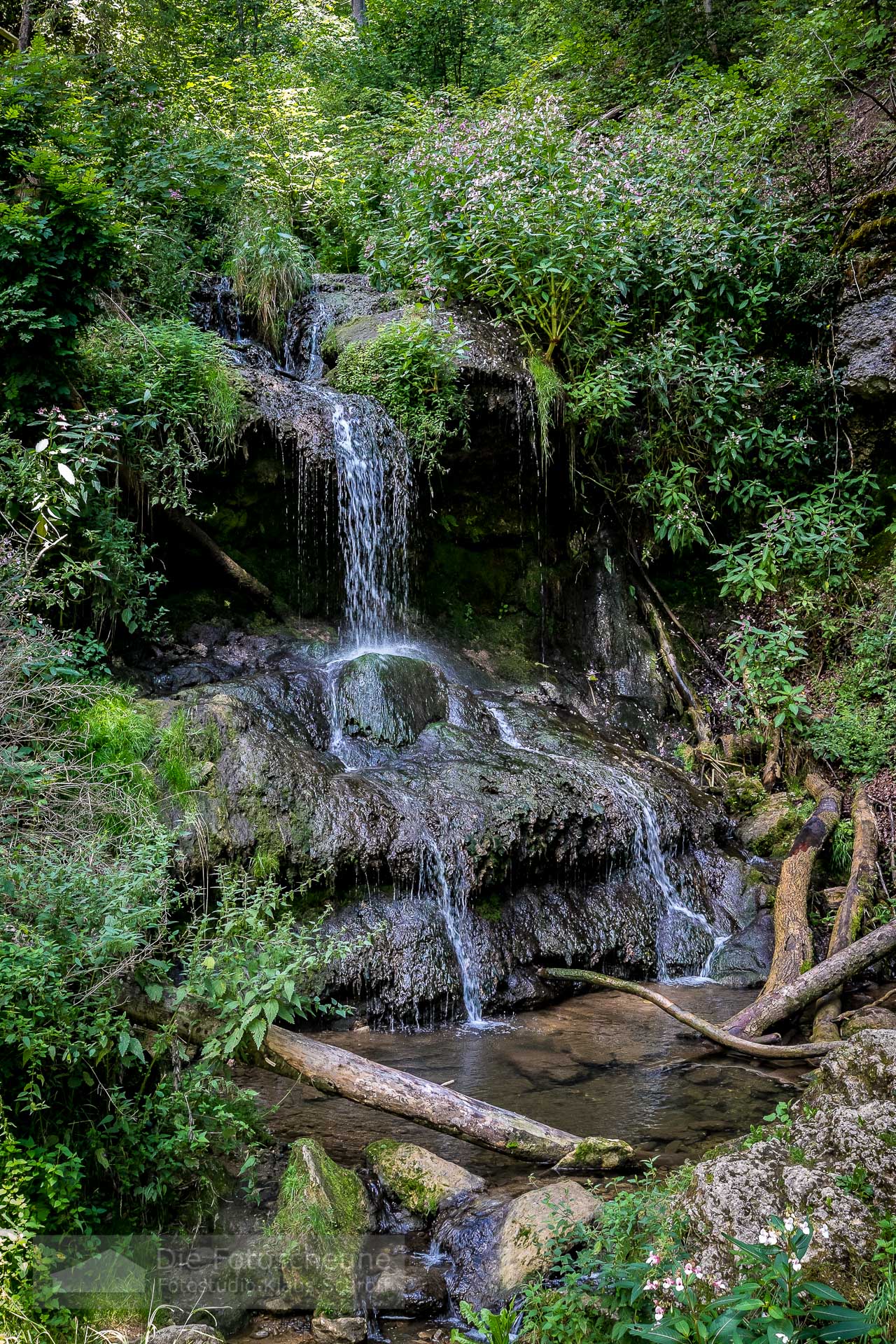 Mühlbachschlucht mit Wasserfällen bei Tengen