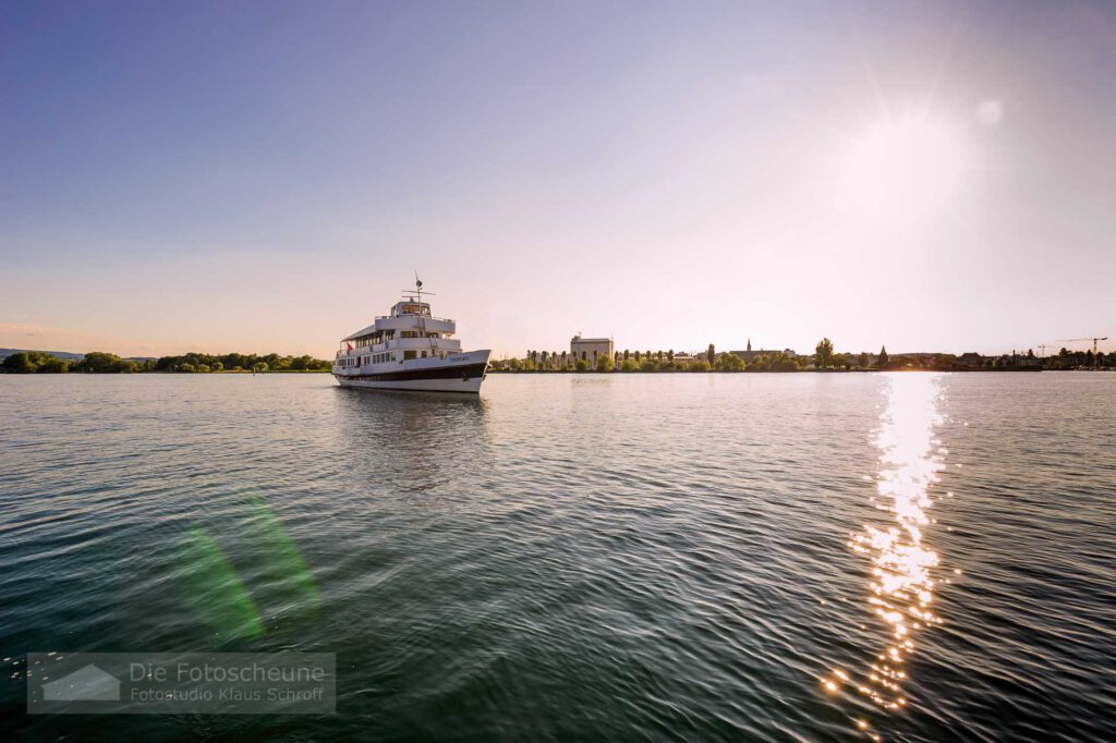 Das Bodenseeschiff Thurgau der SBS