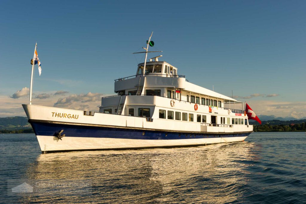 Das Bodenseeschiff Thurgau der SBS