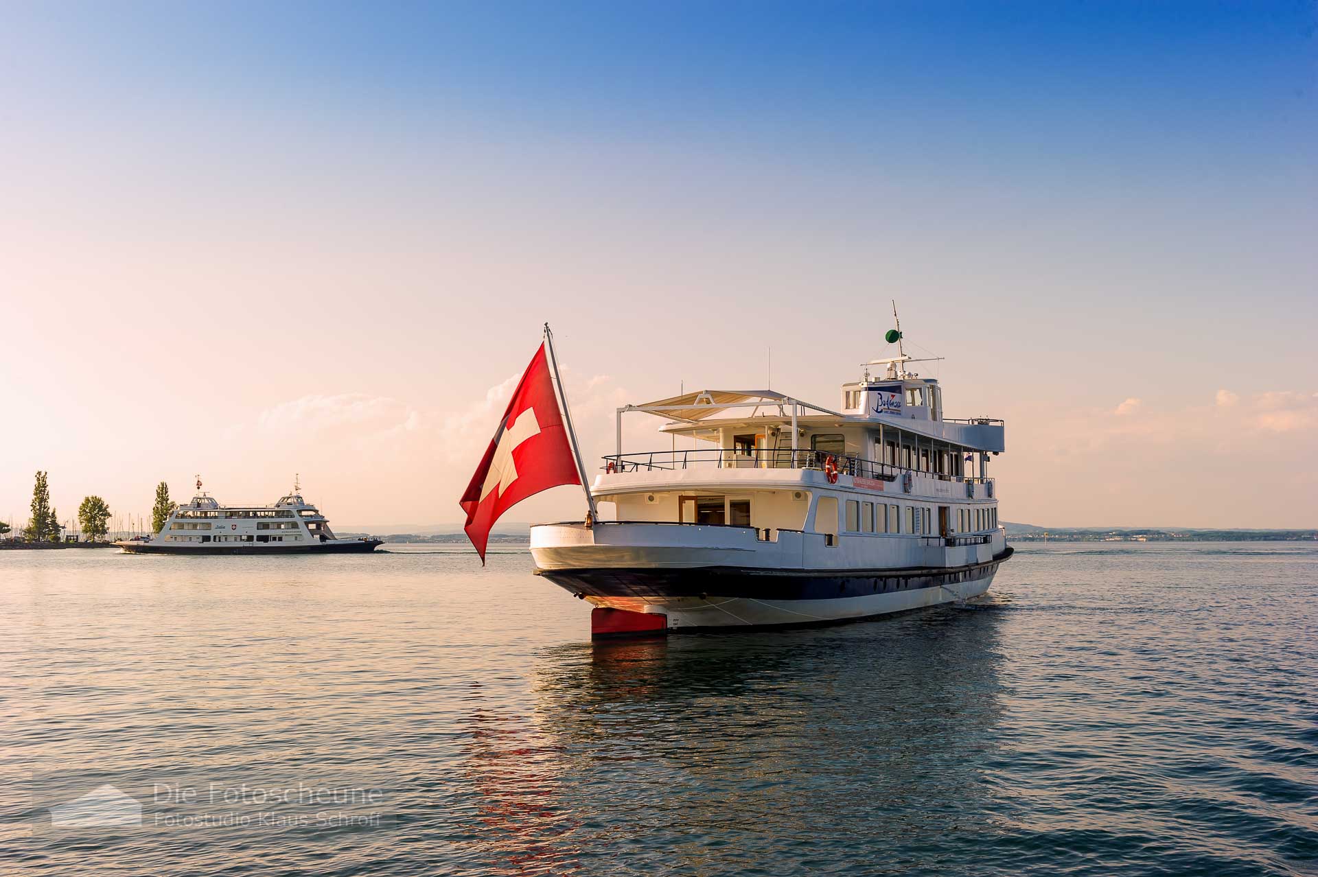 Das Bodenseeschiff Thurgau der SBS