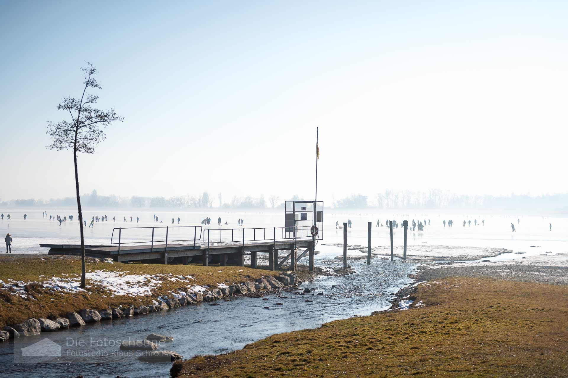 Eislaufen auf dem Gnadensee