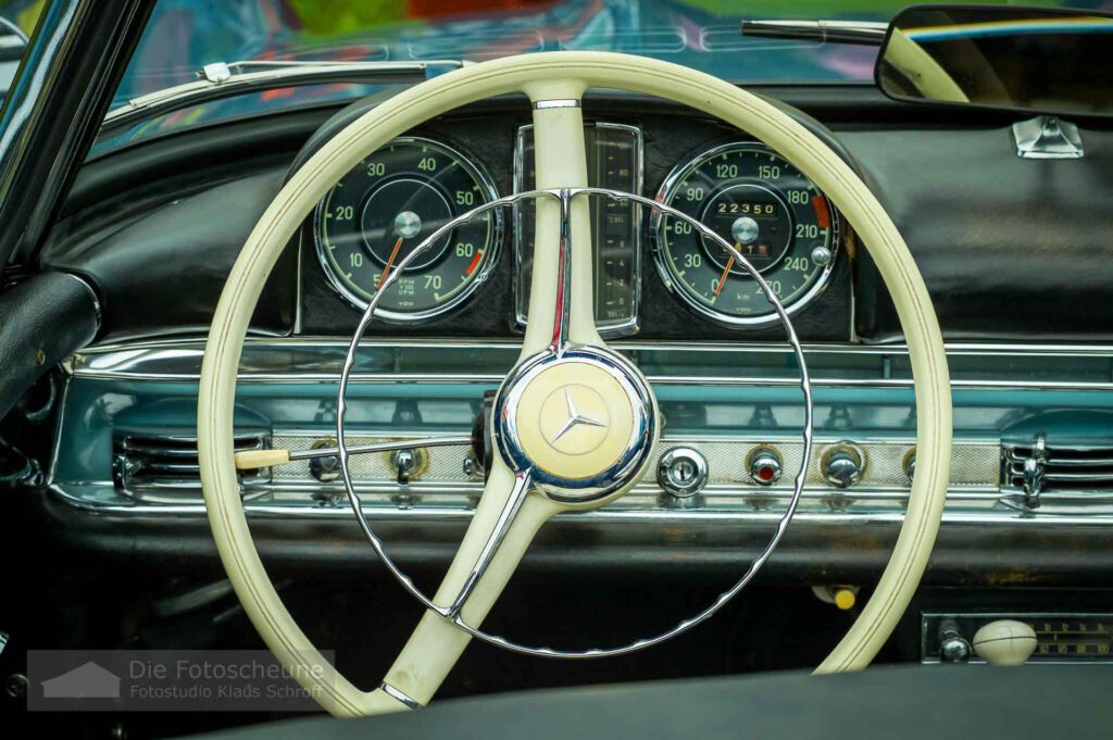 Oldtimer Mercedes Cockpit