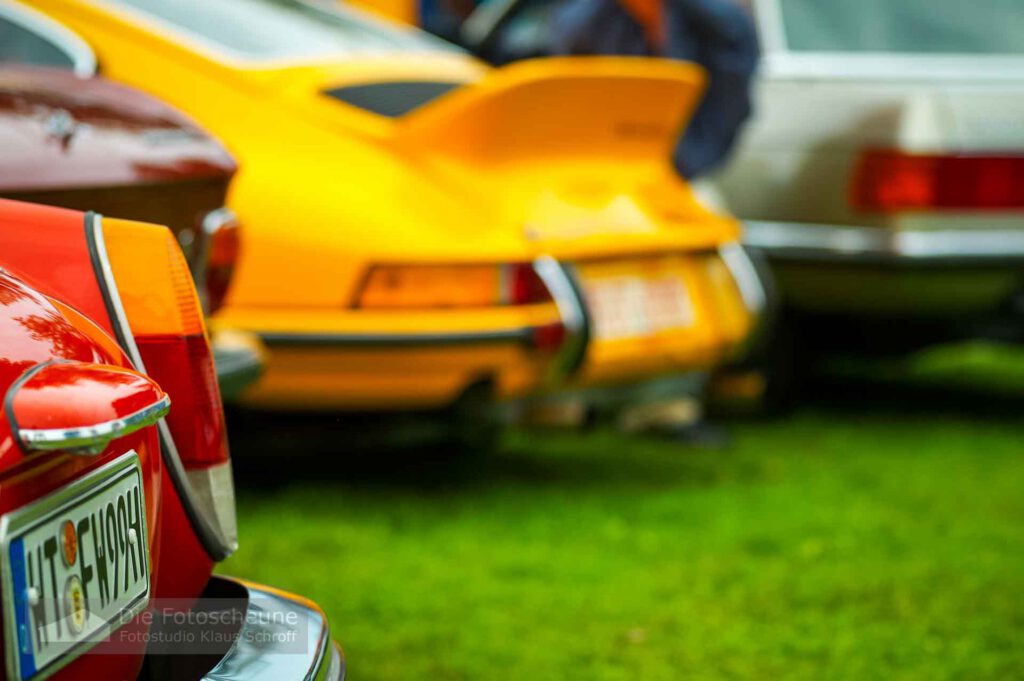 VW Porsche Mercedes beim Oldtimer Treffen in Ludwigshafen