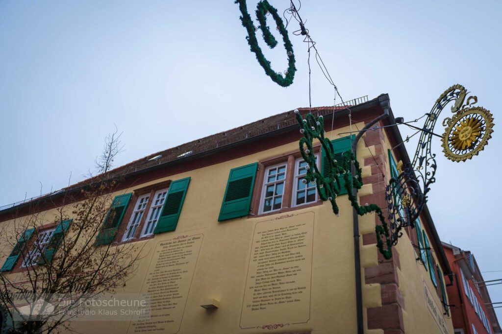 Weihnachtsschmuck in der Altstadt