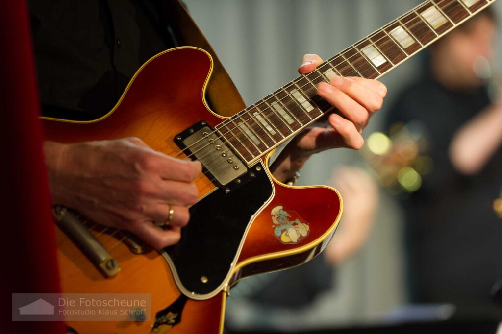 Jazz Gitarre im Konzert