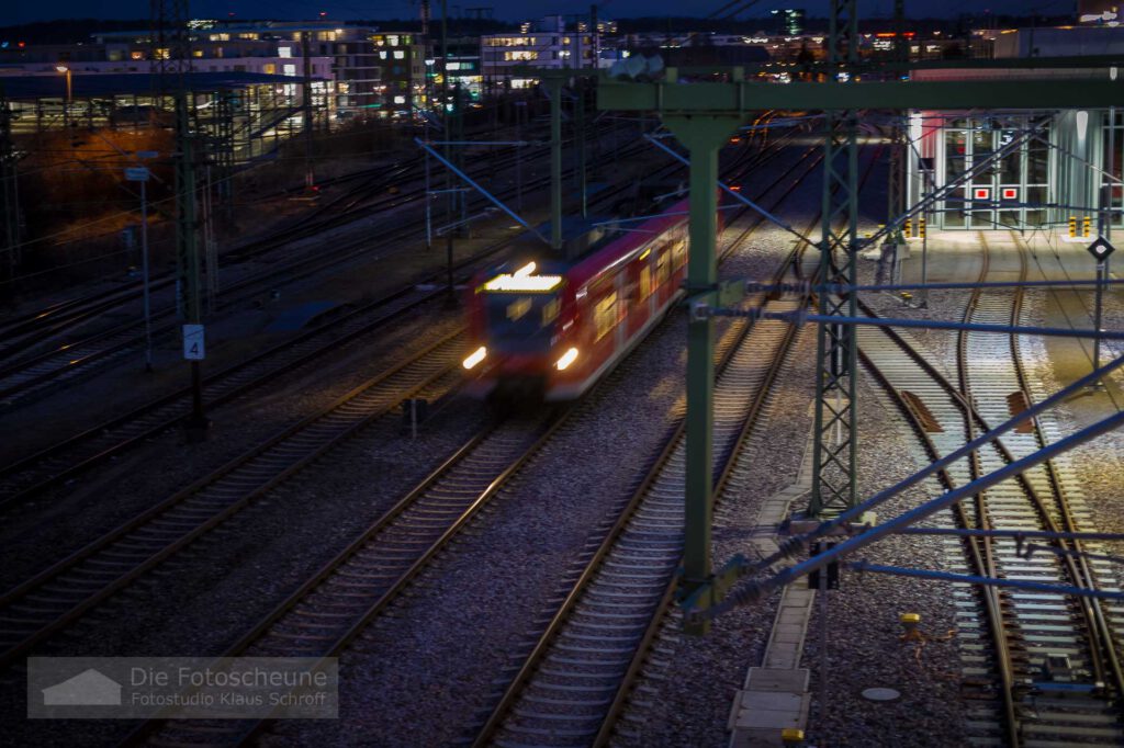 Ausfahrt S-Bahn Bahnhof Böblingen