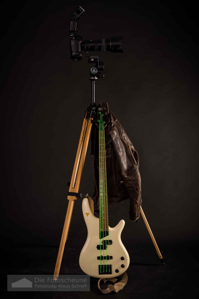 Bass im Fotostudio