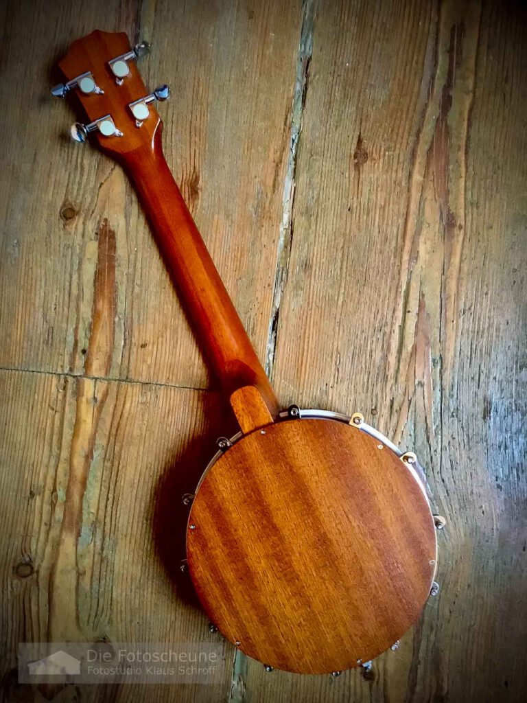 Banjo Ukulele von hinten