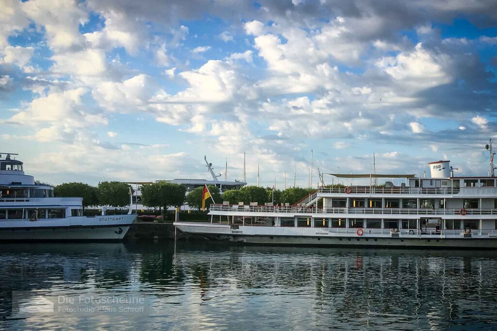 BSB Schiffe im Hafen Konstanz am Anleger