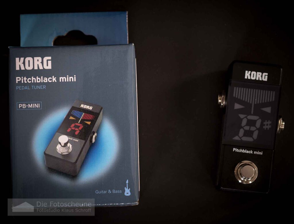 Korg Pitchback mini mit Verpackung