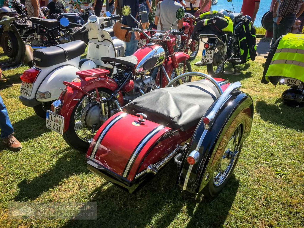 Krads auf dem Oldtimertreffen in Ludwigshafen