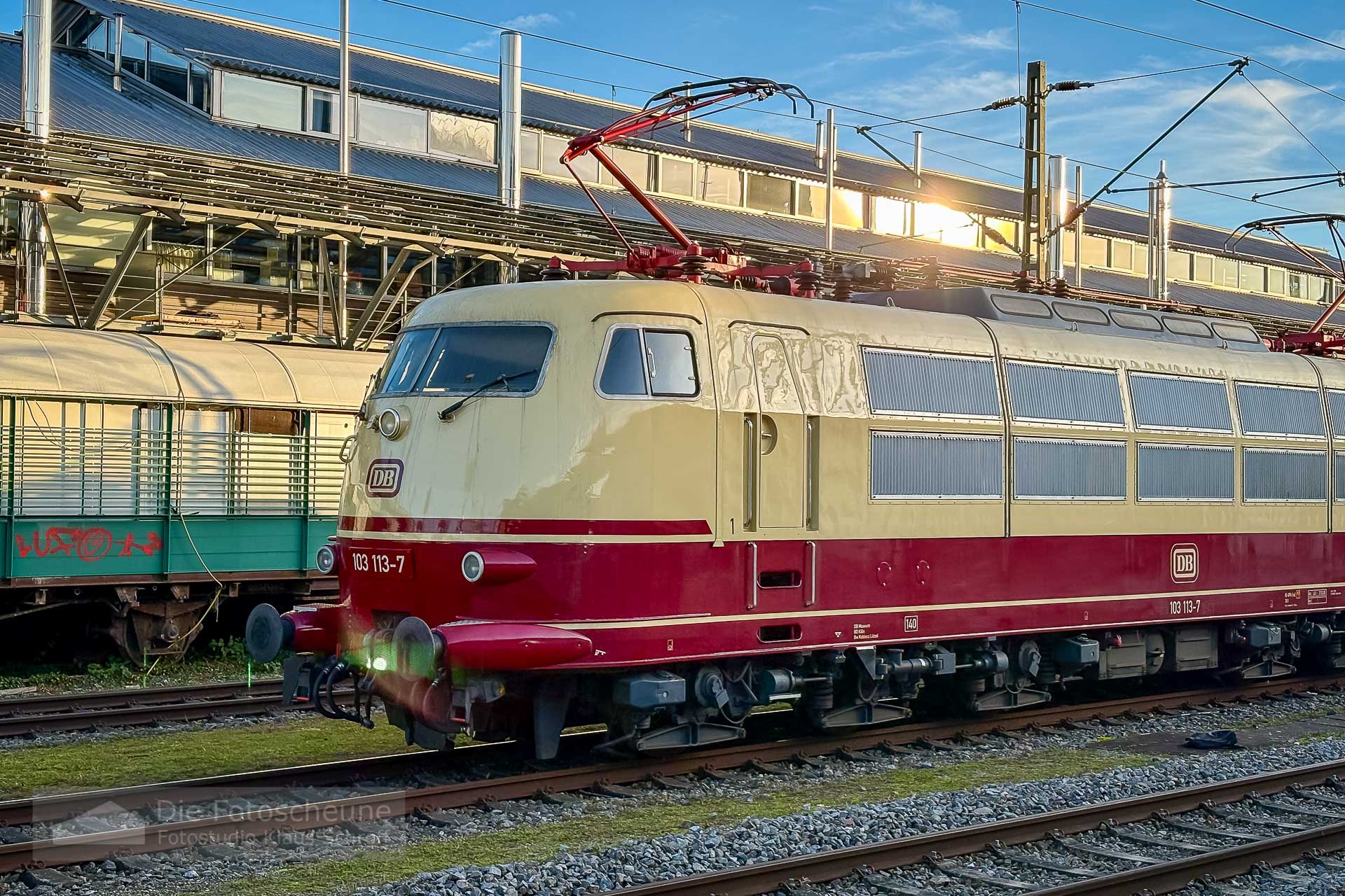 Mit der Baureihe 103 zum Weihnachtsmarkt Konstanz